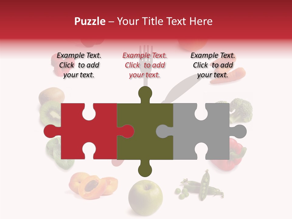 Care Closeup White Background PowerPoint Template