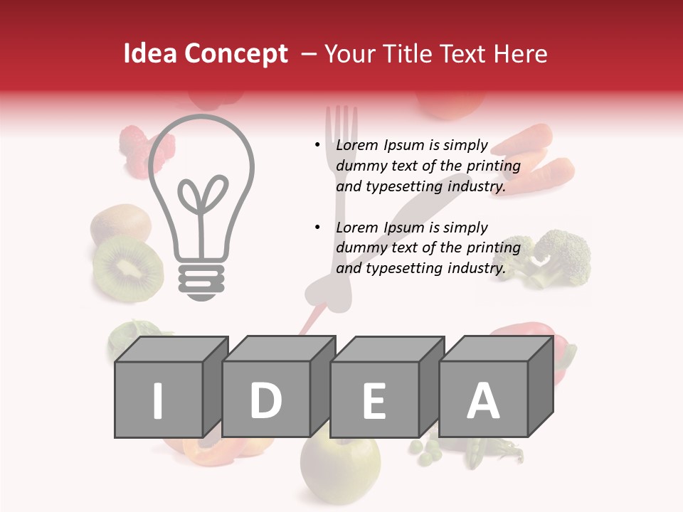 Care Closeup White Background PowerPoint Template