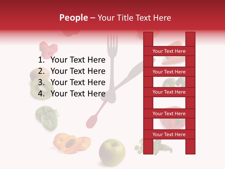 Care Closeup White Background PowerPoint Template