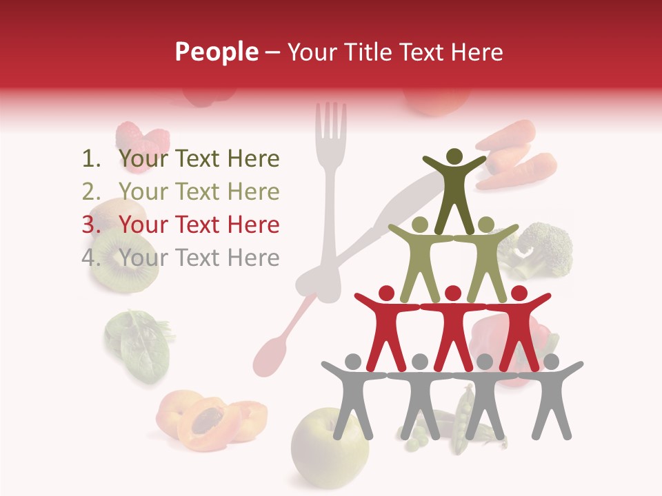 Care Closeup White Background PowerPoint Template