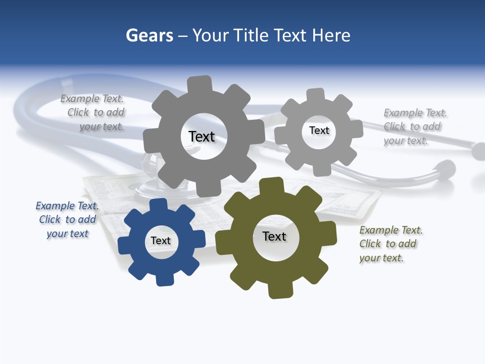 Caregiver Sharing Holding Hands PowerPoint Template