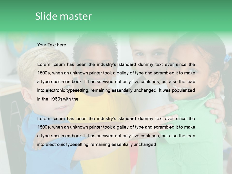 Old Elder Help PowerPoint Template