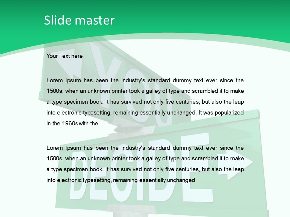 Elderly White Background Two PowerPoint Template