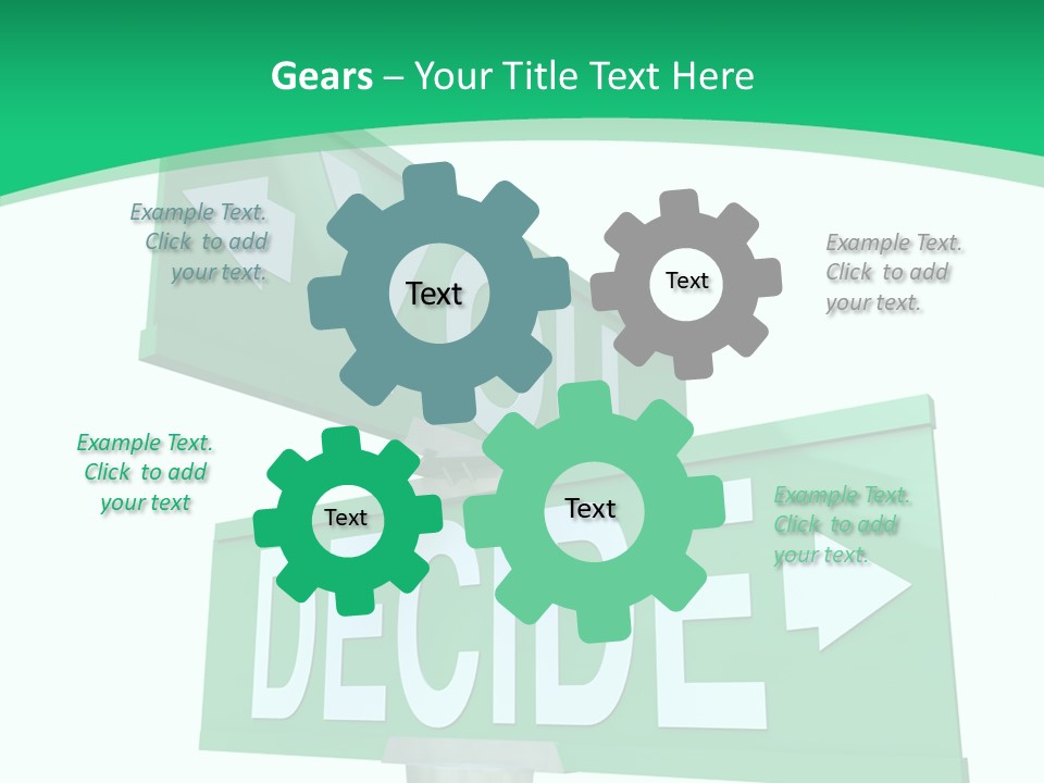 Elderly White Background Two PowerPoint Template