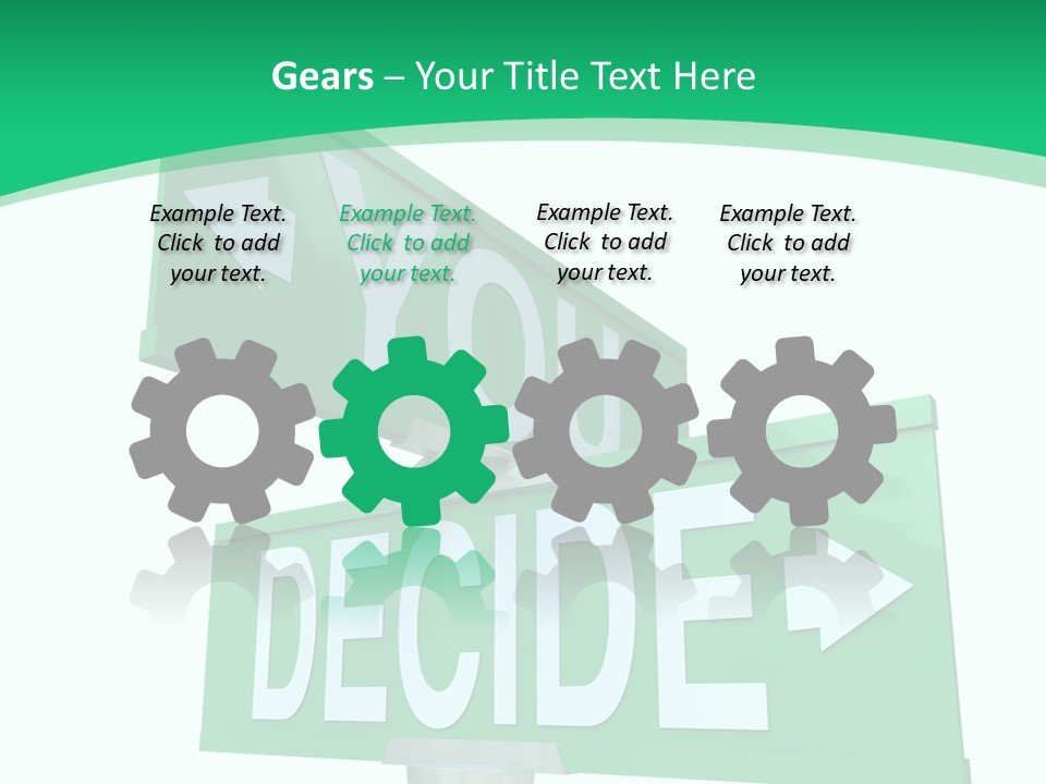 Elderly White Background Two PowerPoint Template