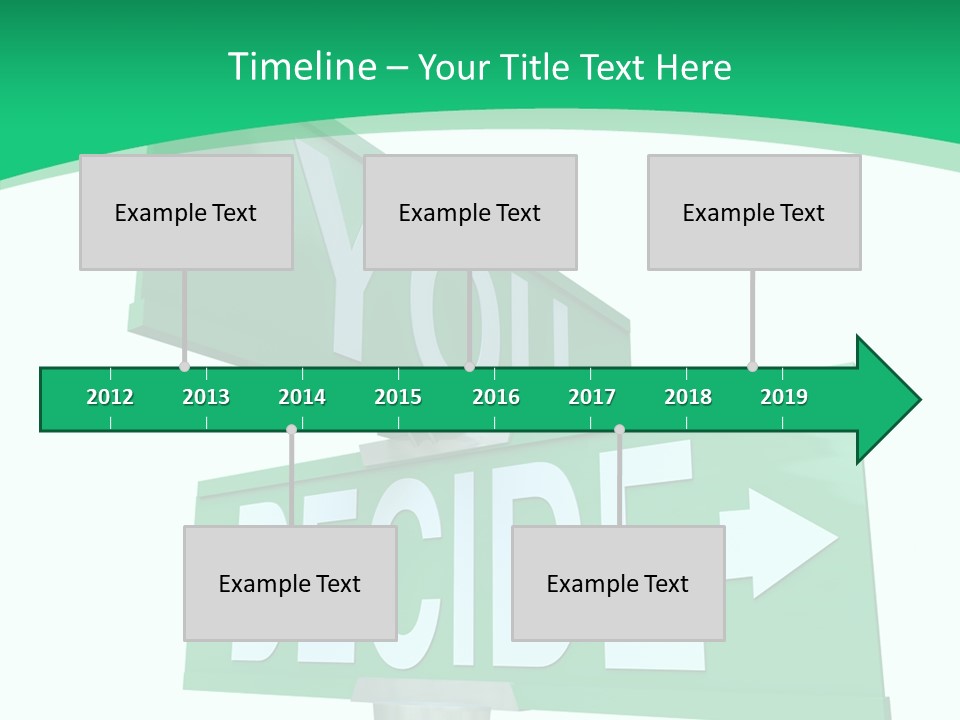 Elderly White Background Two PowerPoint Template