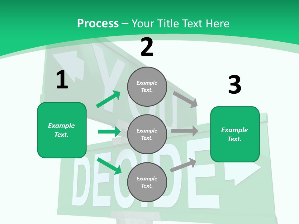 Elderly White Background Two PowerPoint Template