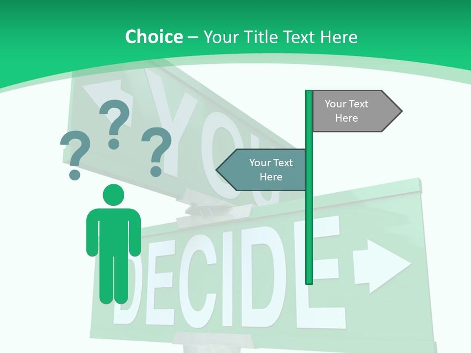 Elderly White Background Two PowerPoint Template