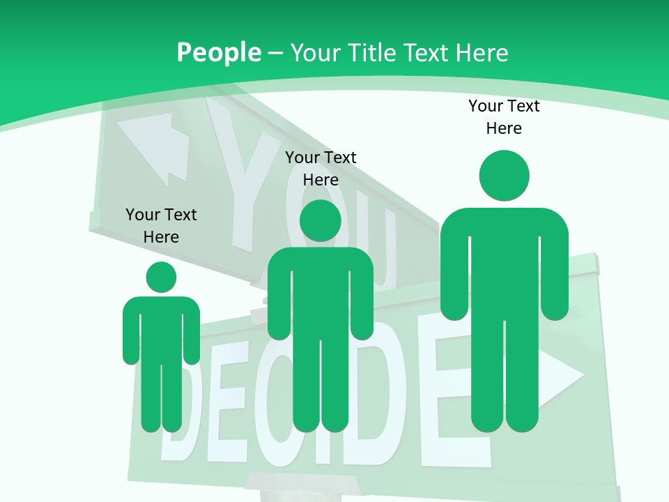 Elderly White Background Two PowerPoint Template