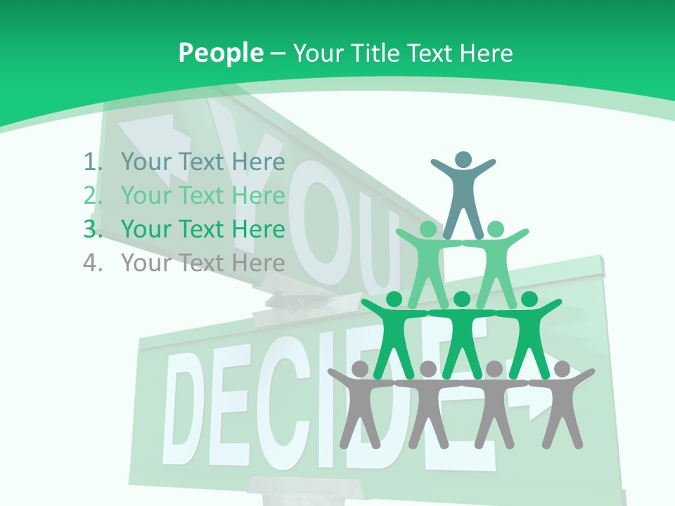 Elderly White Background Two PowerPoint Template