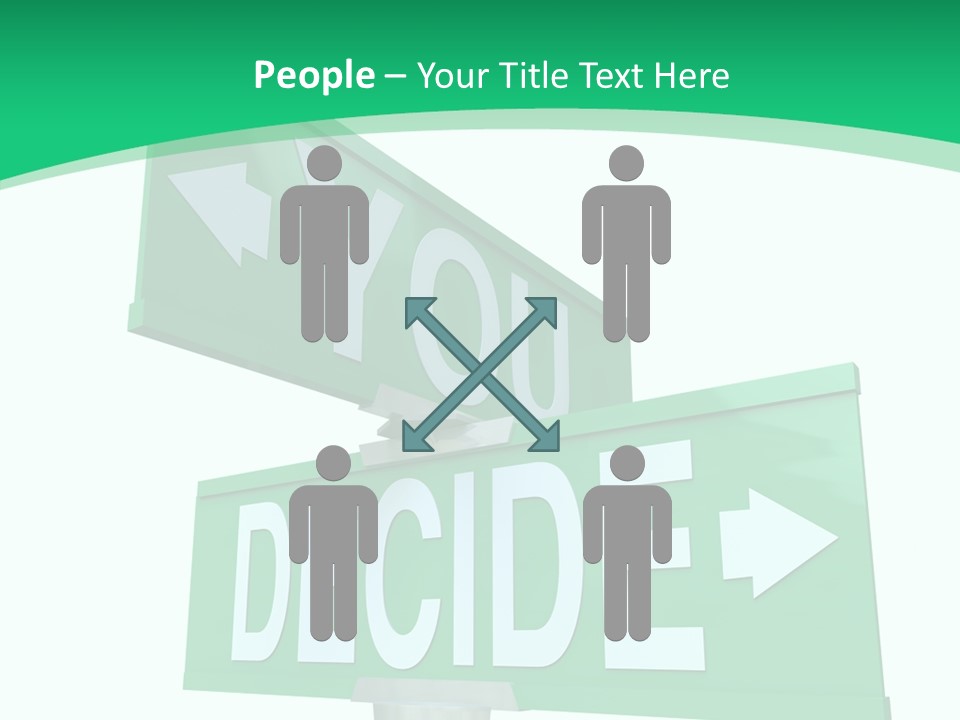 Elderly White Background Two PowerPoint Template