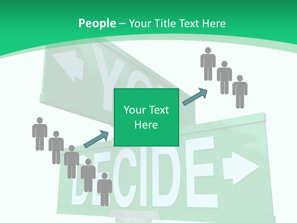 Elderly White Background Two PowerPoint Template