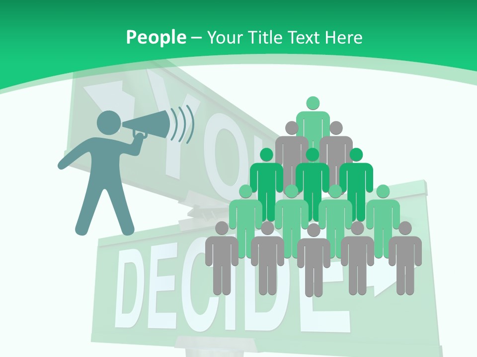 Elderly White Background Two PowerPoint Template