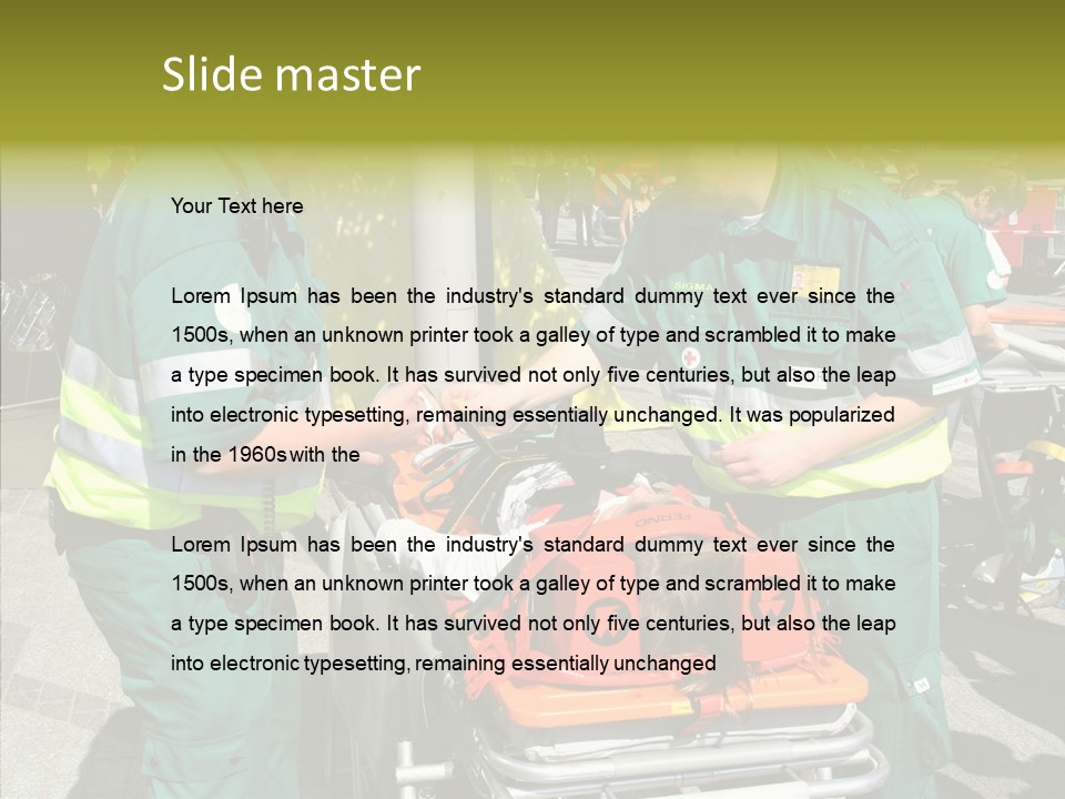 Senior  Holding Hands Assist PowerPoint Template