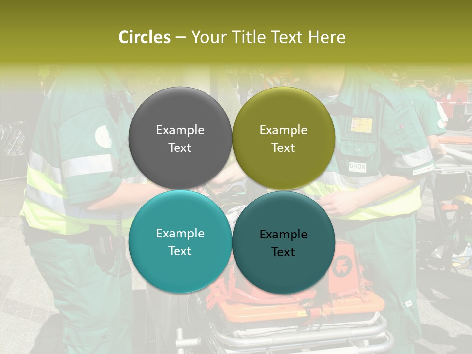 Senior  Holding Hands Assist PowerPoint Template