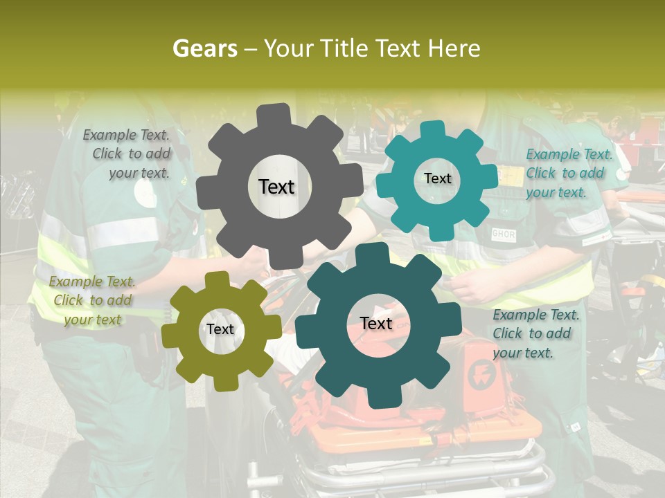 Senior  Holding Hands Assist PowerPoint Template