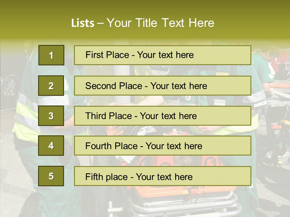 Senior  Holding Hands Assist PowerPoint Template