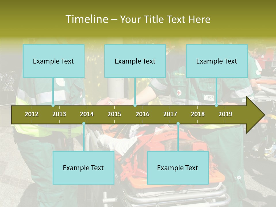Senior  Holding Hands Assist PowerPoint Template