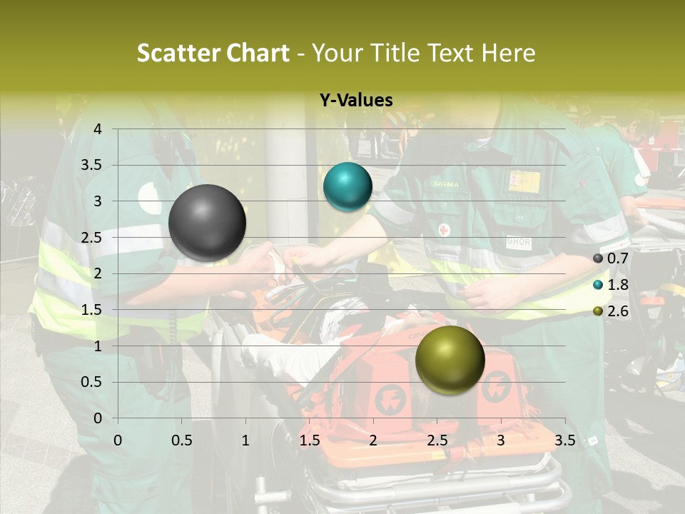 Senior  Holding Hands Assist PowerPoint Template