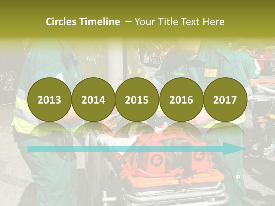 Senior  Holding Hands Assist PowerPoint Template