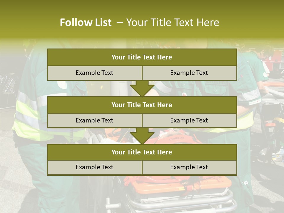 Senior  Holding Hands Assist PowerPoint Template