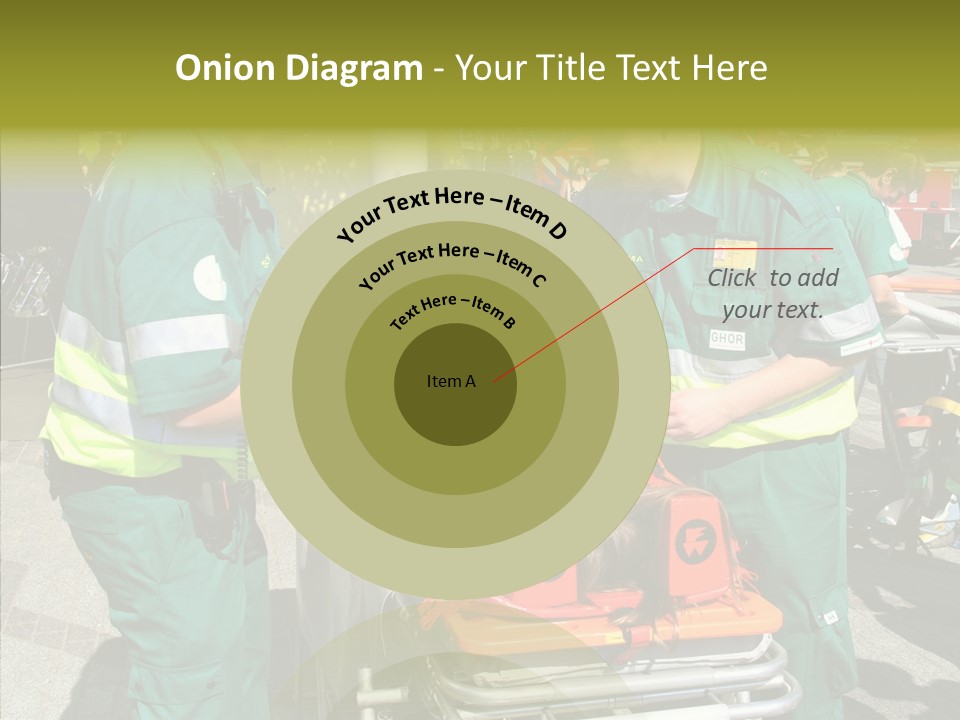 Senior  Holding Hands Assist PowerPoint Template