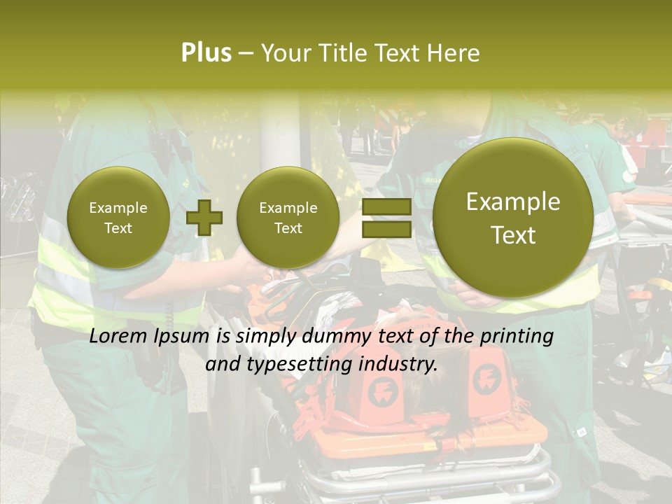 Senior  Holding Hands Assist PowerPoint Template