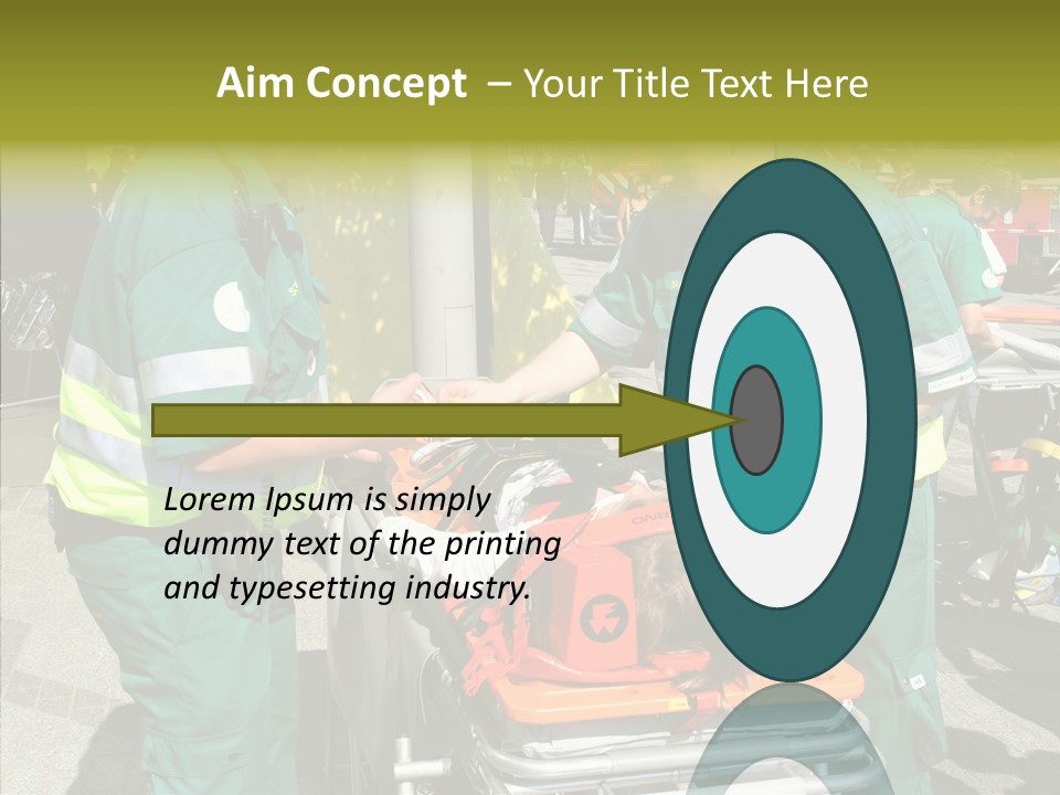 Senior  Holding Hands Assist PowerPoint Template