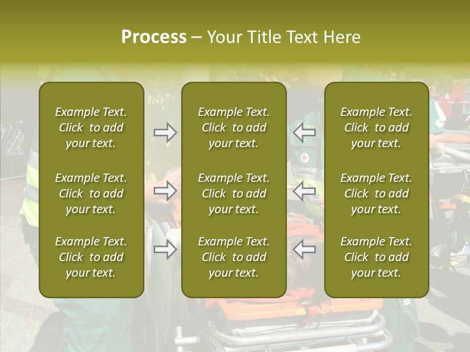 Senior  Holding Hands Assist PowerPoint Template