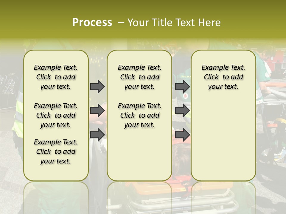 Senior  Holding Hands Assist PowerPoint Template