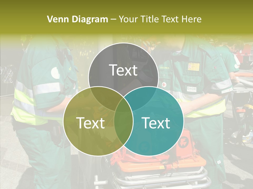 Senior  Holding Hands Assist PowerPoint Template