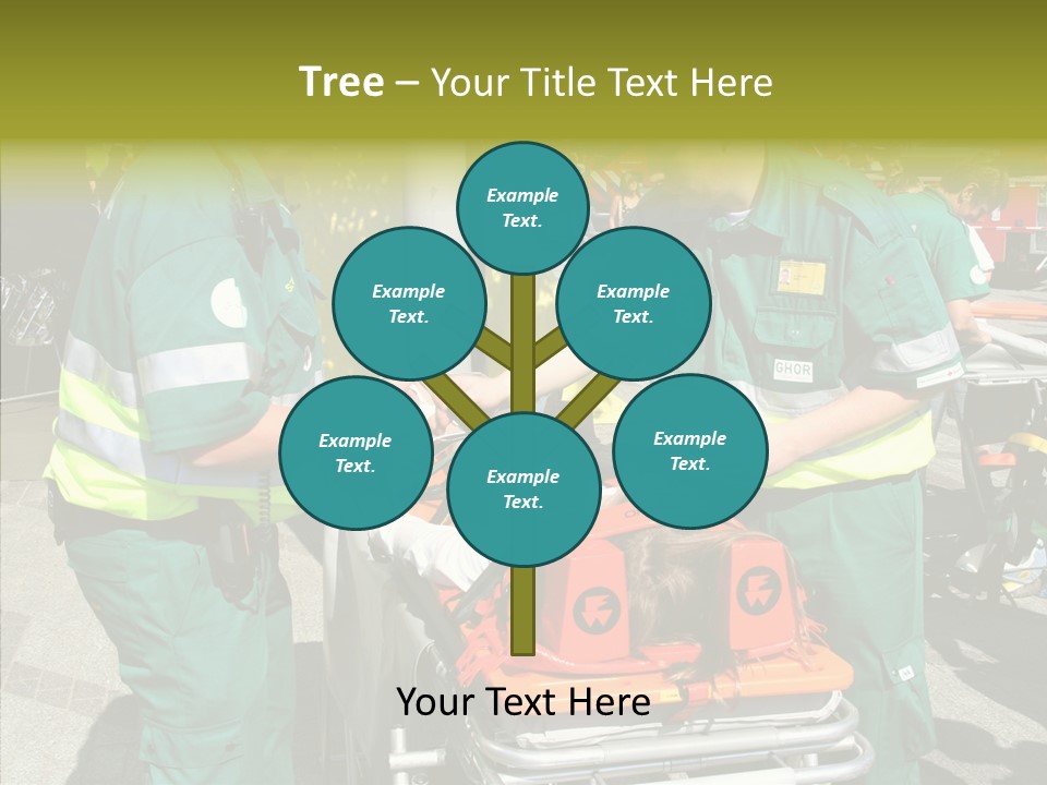 Senior  Holding Hands Assist PowerPoint Template