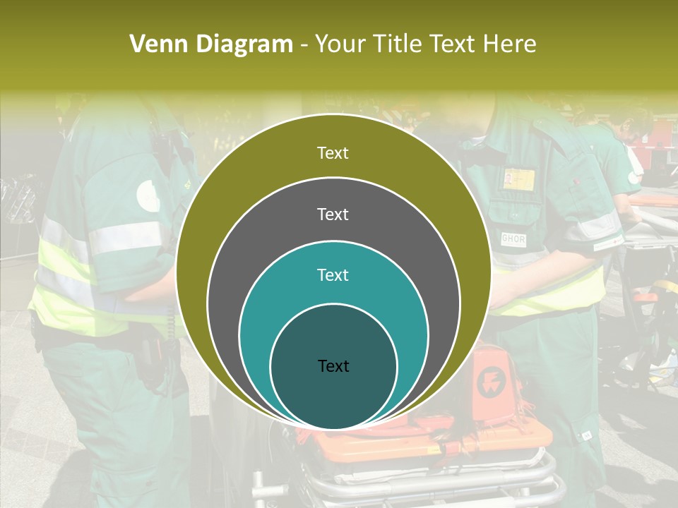 Senior  Holding Hands Assist PowerPoint Template