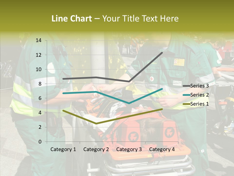 Senior  Holding Hands Assist PowerPoint Template