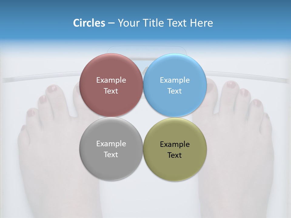 Female  Holding Hands PowerPoint Template