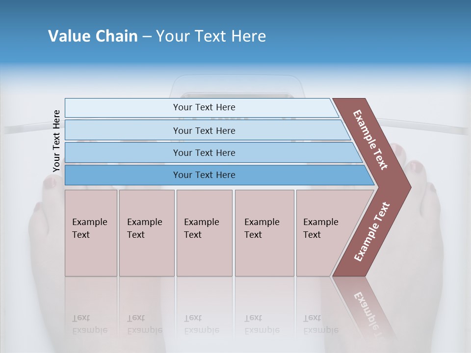 Female  Holding Hands PowerPoint Template