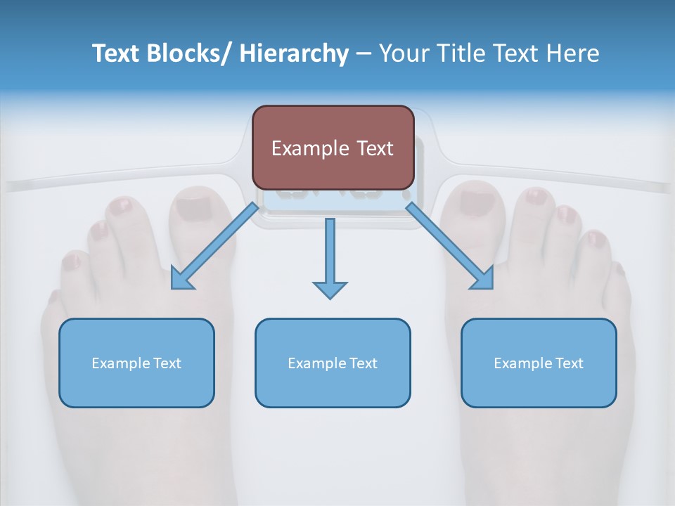 Female  Holding Hands PowerPoint Template