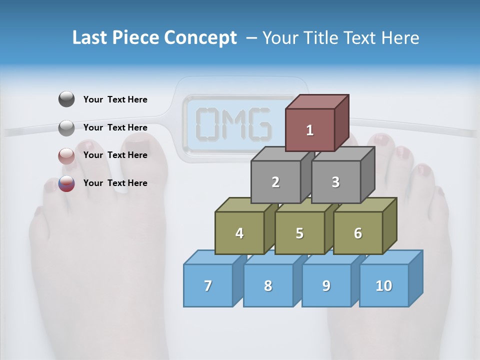 Female  Holding Hands PowerPoint Template