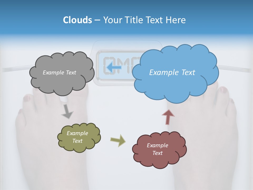 Female  Holding Hands PowerPoint Template