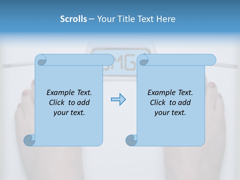 Female  Holding Hands PowerPoint Template