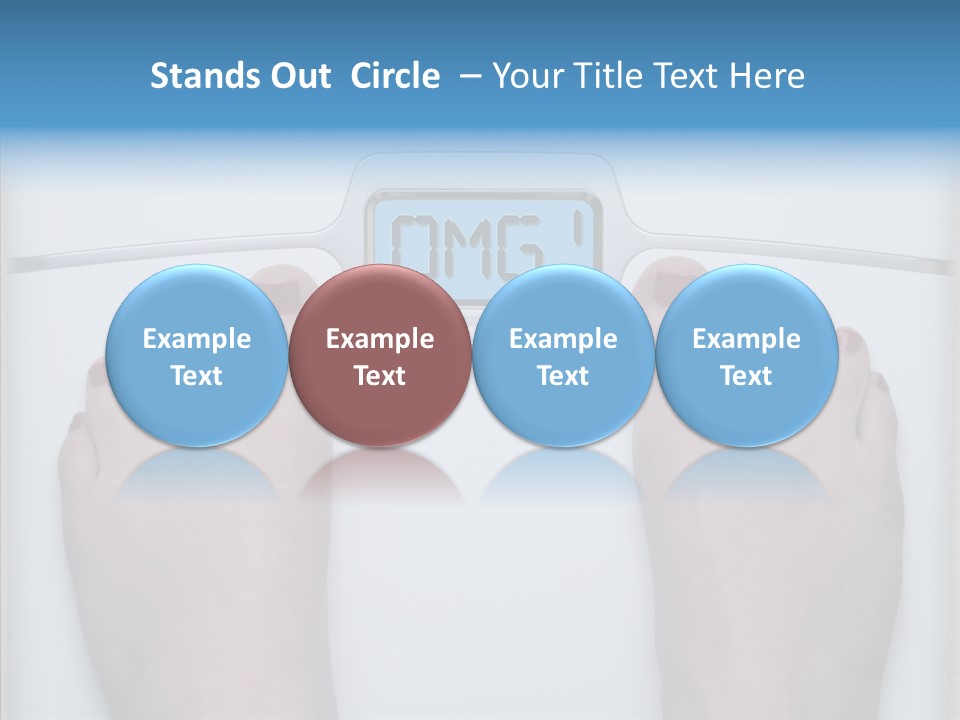 Female  Holding Hands PowerPoint Template