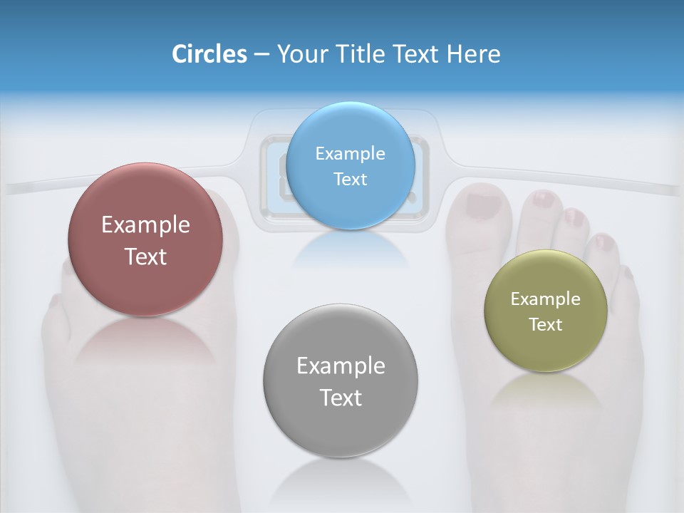 Female  Holding Hands PowerPoint Template