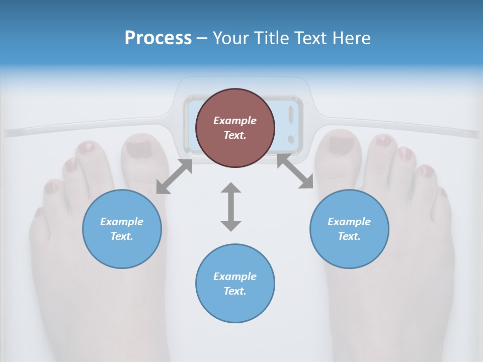 Female  Holding Hands PowerPoint Template