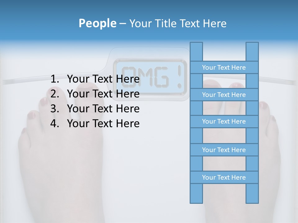 Female  Holding Hands PowerPoint Template