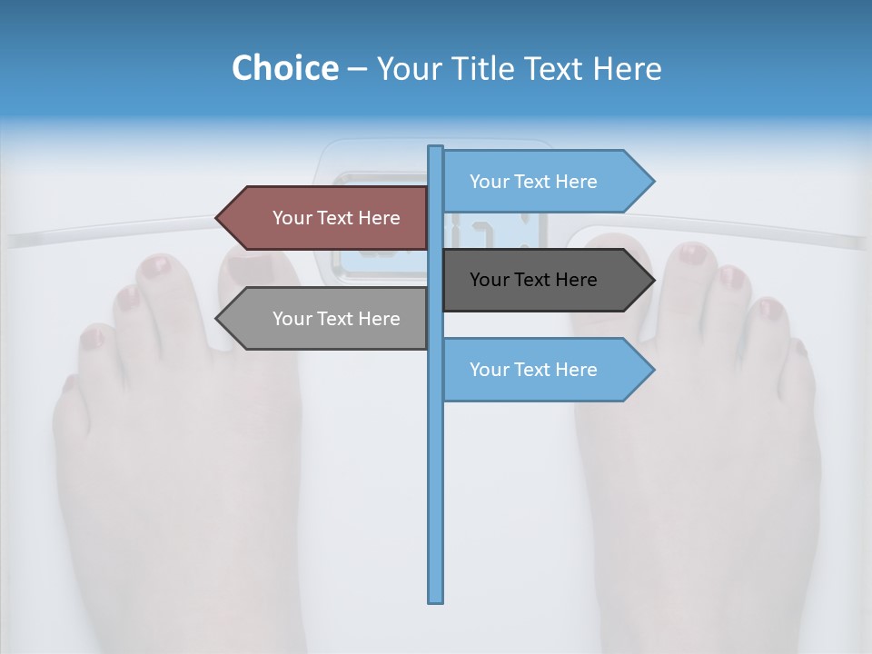 Female  Holding Hands PowerPoint Template