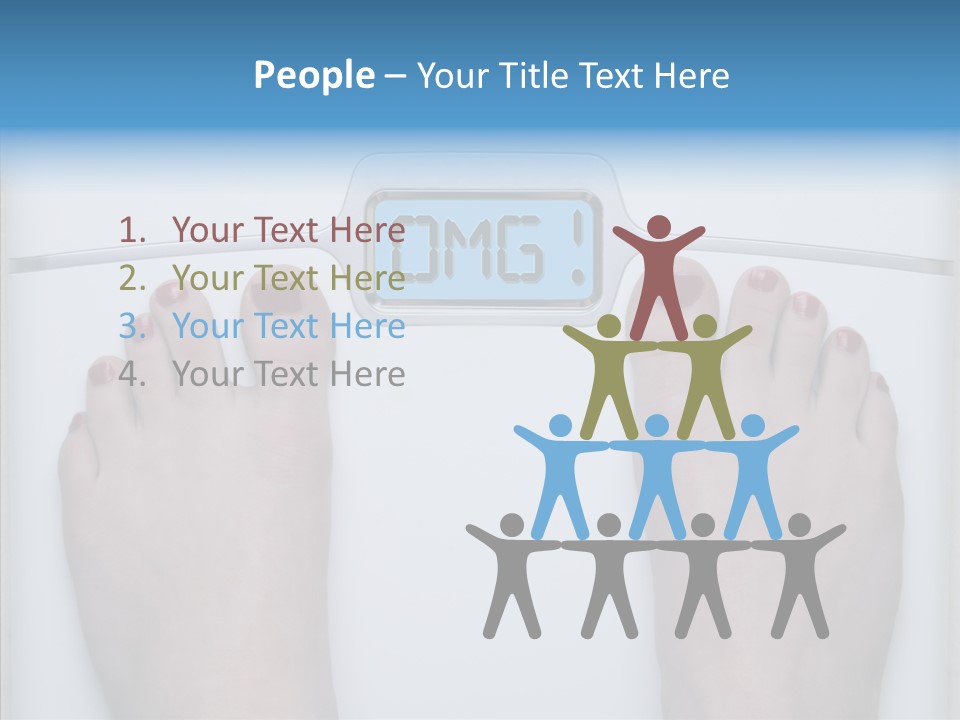 Female  Holding Hands PowerPoint Template