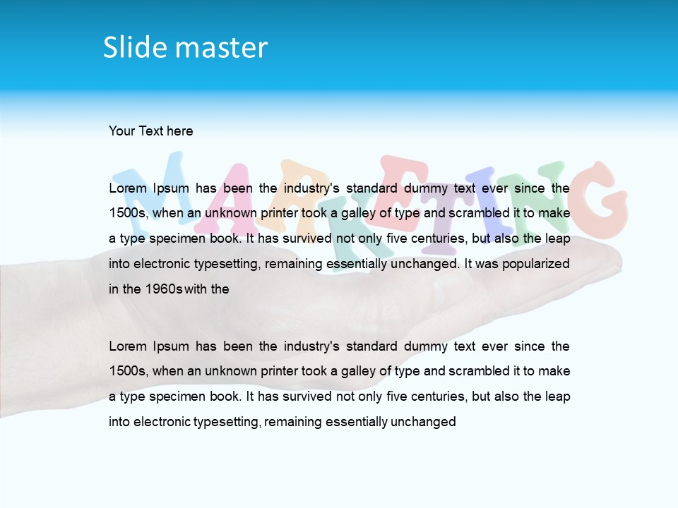 Female Young Aging PowerPoint Template