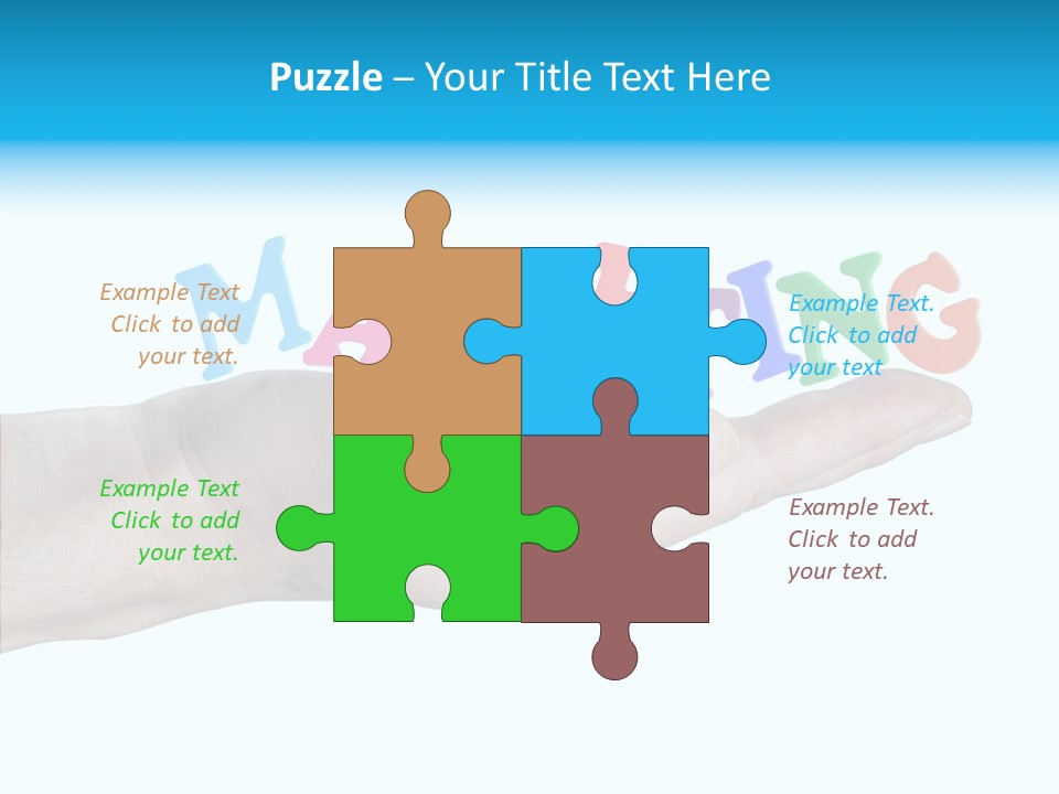 Female Young Aging PowerPoint Template