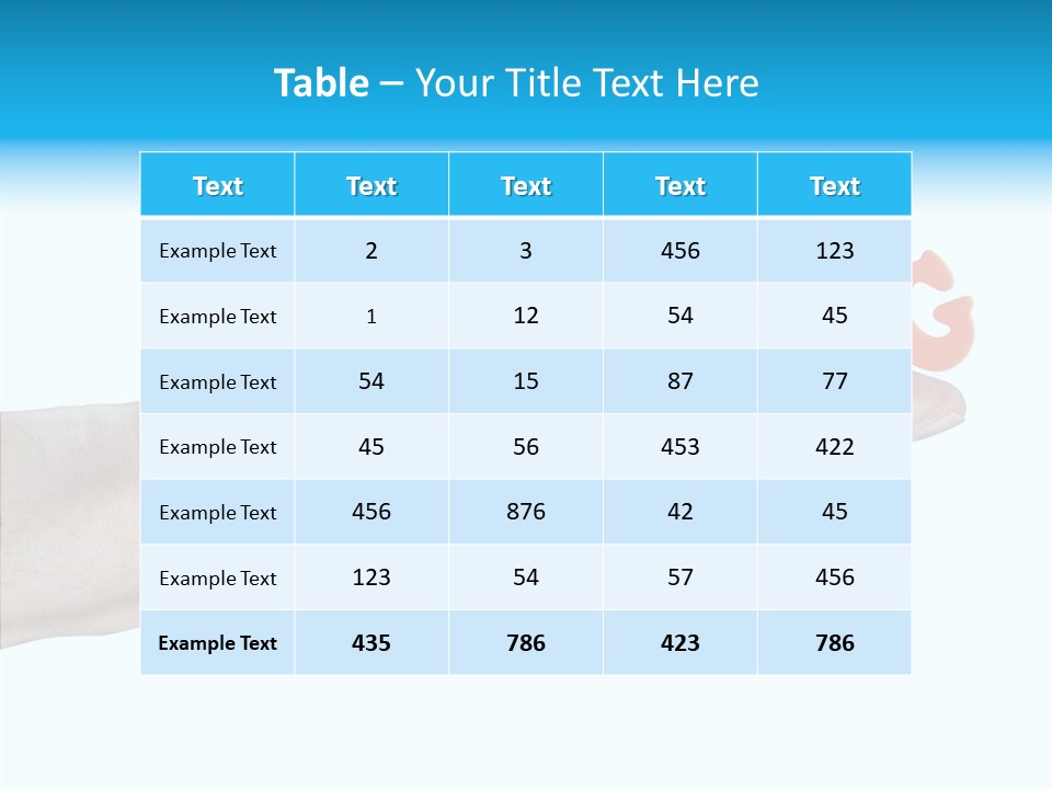 Female Young Aging PowerPoint Template