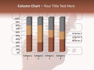 Senior  Finger Two PowerPoint Template